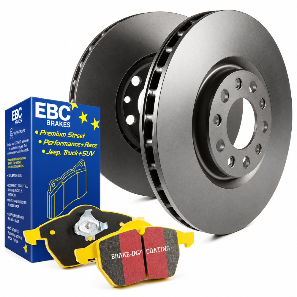 EBC S13KR1100 rear brake pad and rotor kit for 1999-2000 BMW 323i