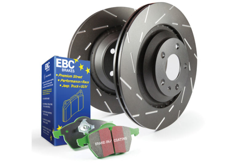 EBC S2 Kits Greenstuff Pads and USR Rotors - Black Ops Auto Works