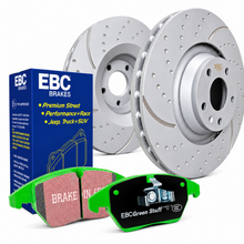 Load image into Gallery viewer, EBC S3KR1244 Greenstuff Stage 3 rear brake pad and rotor kit for 2019-2025 Ram 2500 and 3500 8-lug trucks