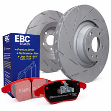 Load image into Gallery viewer, EBC S4KR1561 Redstuff &amp; USR rear brake kit full view