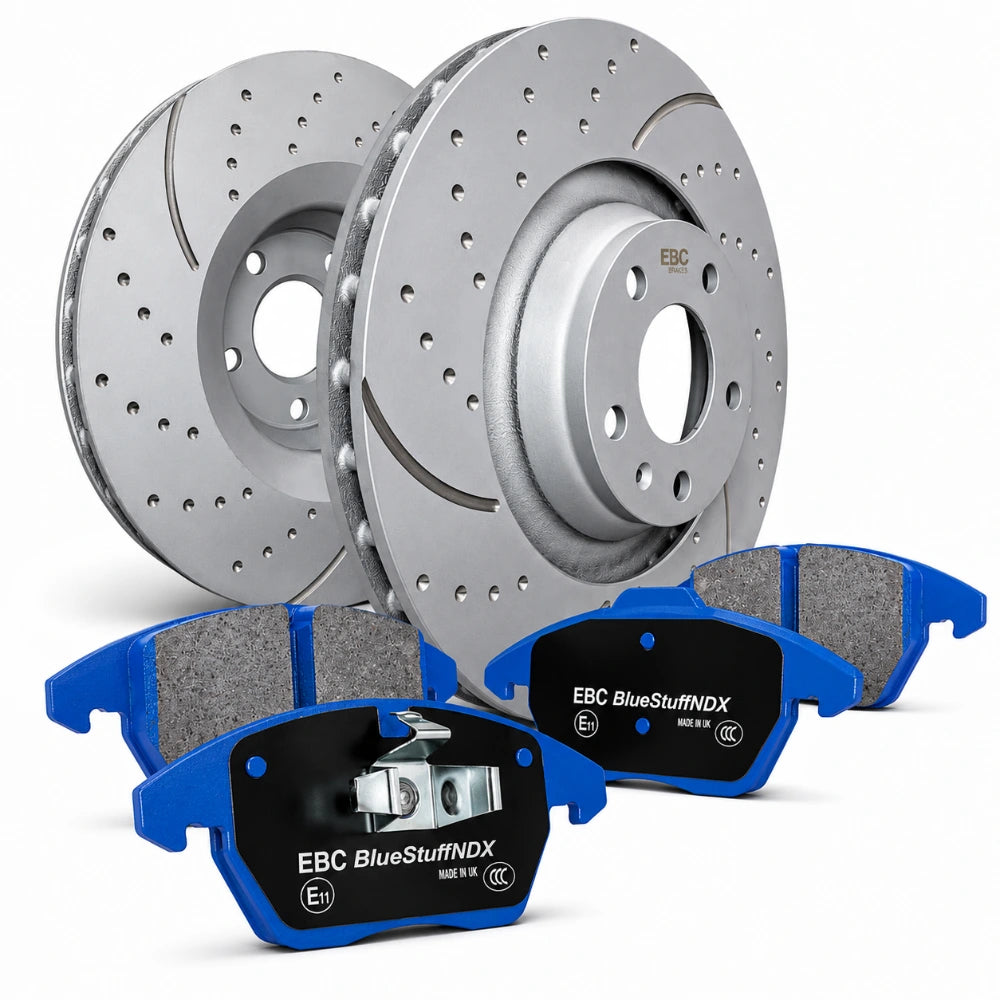 EBC S6 Brake Pad and Rotor Front Kit 2008–2013 BMW 128i - EBC S6KF1293
