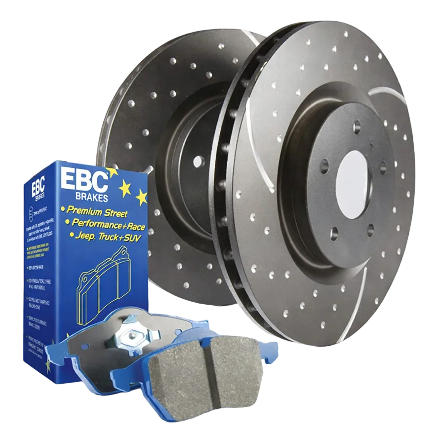 EBC S6 front brake pad and rotor kit full view