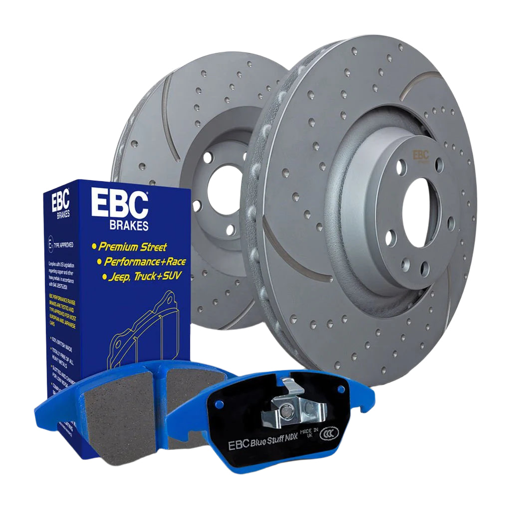 EBC S6 Brake Pad and Rotor Kit Honda Pilot / Acura- Front