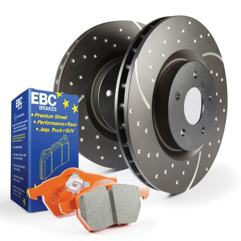 EBC S8 Kits Orangestuff Pads and GD Rotors - Black Ops Auto Works