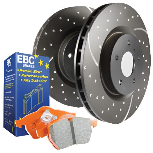 EBC S8 Kits Orangestuff Pads and GD Rotors - Black Ops Auto Works