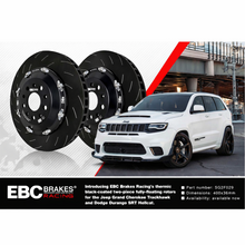 Load image into Gallery viewer, EBC SG rotors installed on Jeep Grand Cherokee Trackhawk front