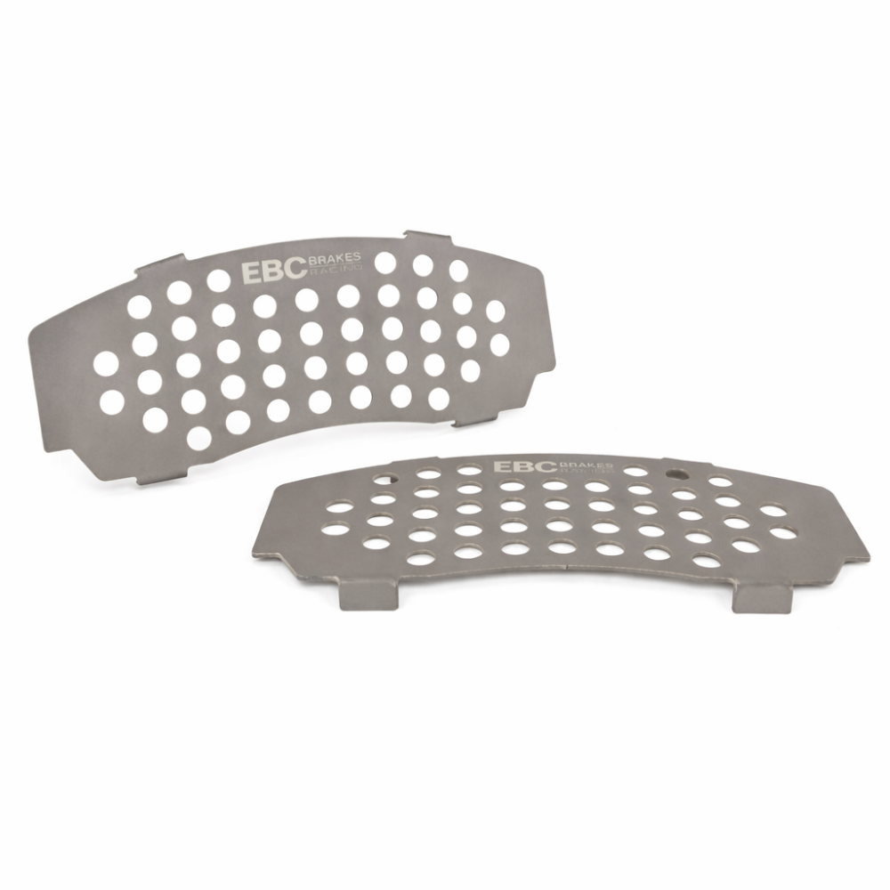 EBC Racing titanium brake shim kit full set