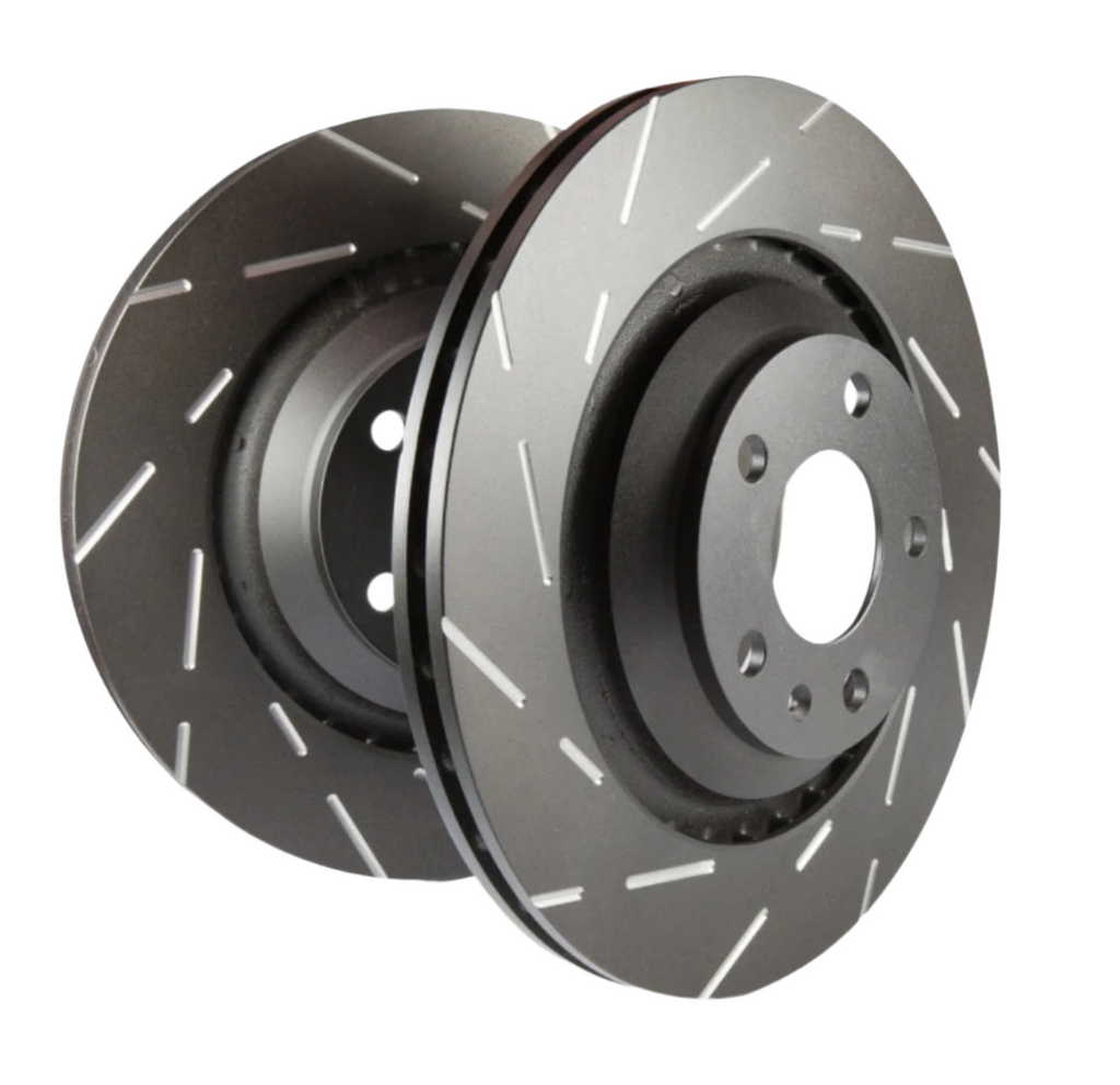EBC Ultimax 2015+ Chevrolet SS 6.2 Rear Black Dash Sport Slotted Rotor Set - Black Ops Auto Works