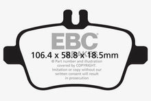 Load image into Gallery viewer, EBCDP22157-EBC 13+ Mercedes-Benz CLA250 2.0 Turbo Greenstuff Rear Brake Pads-Brake Pads - Performance-EBC