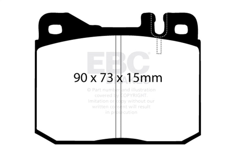 EBC UD145 brake pads retail packaging