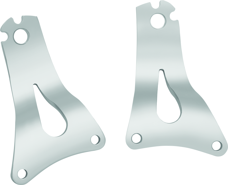 KUR1662-Kuryakyn Fixed Mounts For Multi-Purpose Backrest Chrome-Seats-Kuryakyn