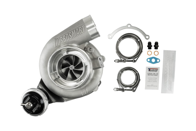 TURTS-2-6466B-VB082I-Turbosmart Water Cooled 6466 V-Band Inlet/Outlet A/R 0.82 IWG75 Wastegate TS-2 Turbocharger-Turbochargers-Turbosmart