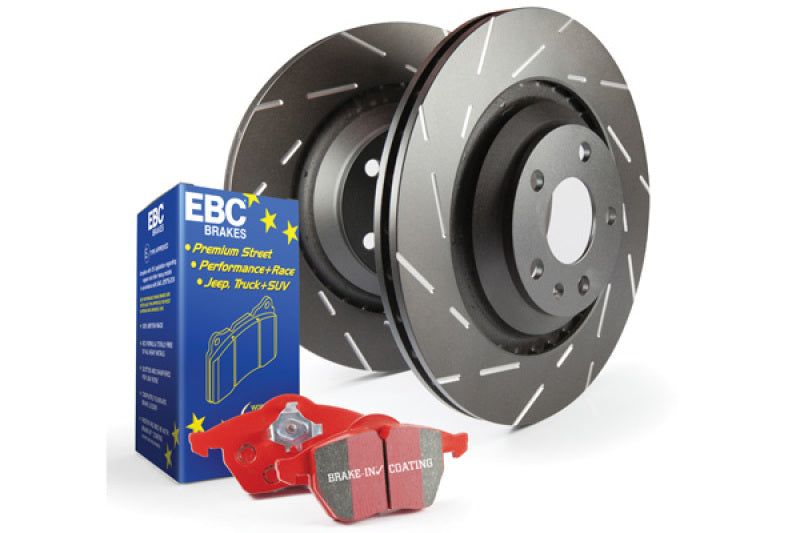EBCS4KR1453-EBC S4 Kits Redstuff Pads and USR Rotors-Brake Rotors - Slotted-EBC