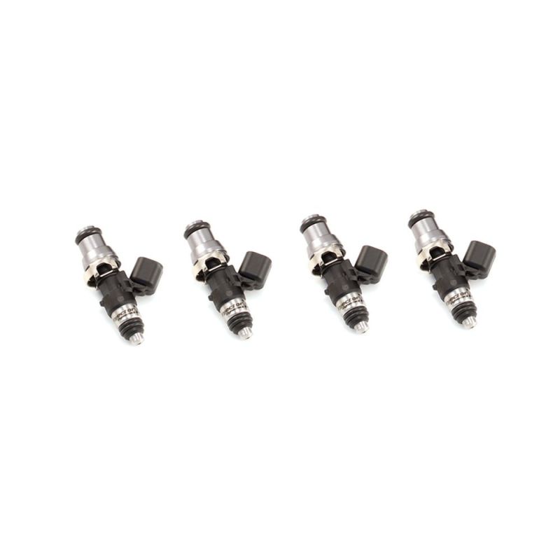 IDX1050.48.14.11.4-Injector Dynamics 1050cc Injectors-48mm L/14mm Adaptor Top/2x8mm Lower O-Ring (SFC Rails) (Set of 4)-Fuel Injector Sets - 4Cyl-Injector Dynamics