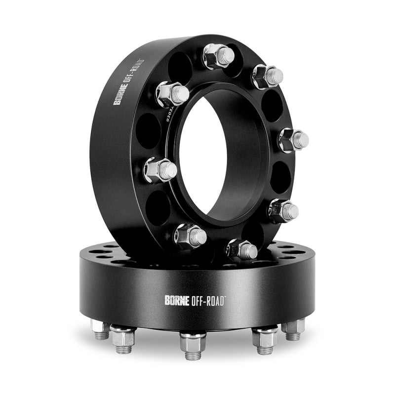 Mishimoto Wheel Spacers - 6x139.7 - 93.1 - 50mm - M12 - Black - product view 3