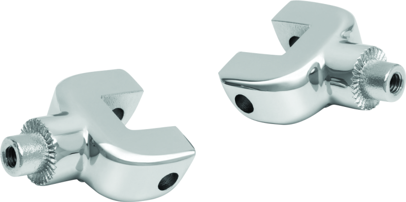 KUR8928-Kuryakyn Splined Passenger Peg Adapter Indian Chrome-Footpegs-Kuryakyn