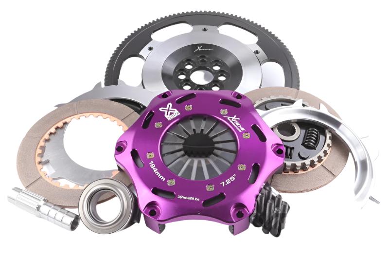 XCLXKHN18523-2B-XClutch 02-06 Acura RSX Base 2.0L 7.25in Twin Sprung Ceramic Clutch Kit-Clutch Kits - Multi-XCLUTCH