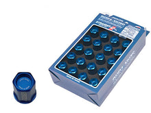 Load image into Gallery viewer, RAYWDURA4214150U-Rays Dura-Nut L42 Straight Type 14x1.50 Lug Nut Set 16 Lug 4 Lock Set - Blue-Lug Nuts-Rays