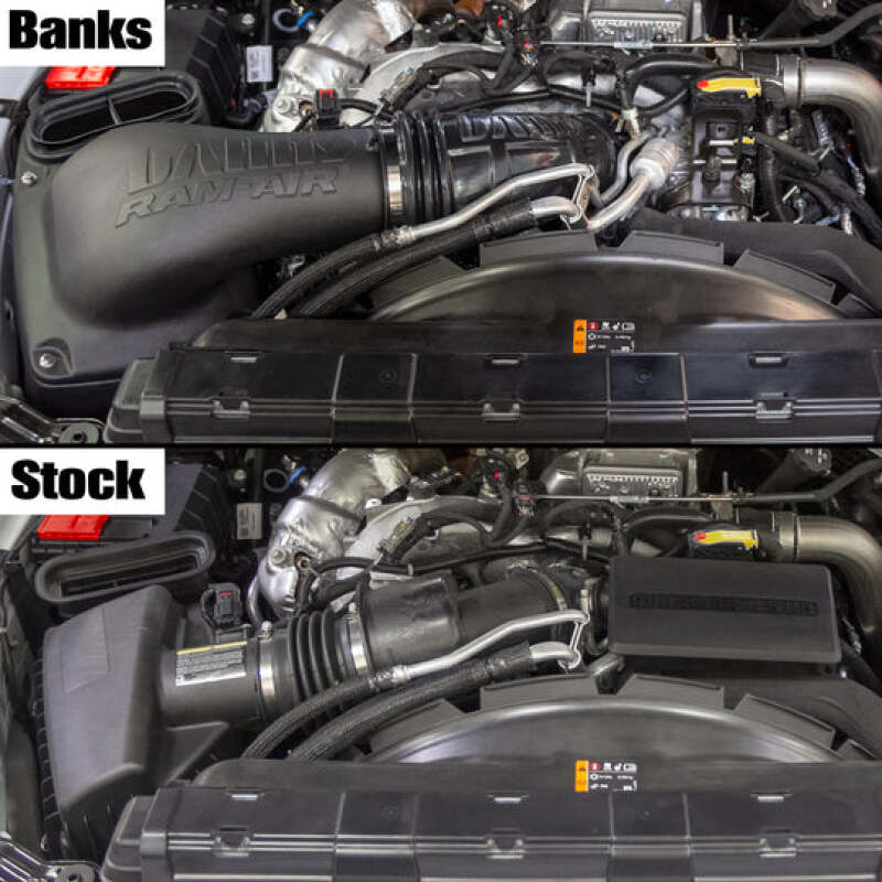 GBE42266-D-Banks Power 20-22 Chevy/GMC 2500/3500 L5P 6.6L Ram-Air Intake System-Short Ram Air Intakes-Banks Power