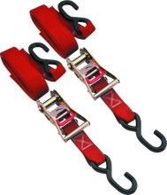 Load image into Gallery viewer, BKM100519-BikeMaster Tiedown 1-1/2 Ratchet - Red-Cargo Tie-Downs-Bike Master