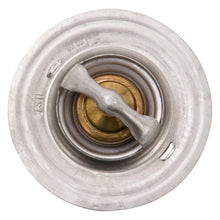 Load image into Gallery viewer, Edelbrock 8604 high-flow 53mm thermostat bridge-side view
