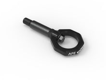 Load image into Gallery viewer, aFe aFe Control Front Tow Hook Black 20-21 Toyota GR Supra (A90)