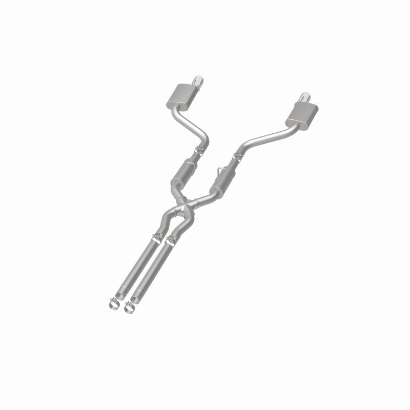 MagnaFlow 11-12 Dodge Charger SRT-8 Hemi Dual Split Rear Exit Stainless Cat-Back Performance Exhaust-Catback-Magnaflow