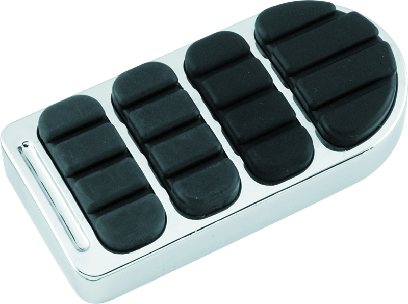 KUR8044-Kuryakyn ISO Longhorn Brake Pedal Pad Chrome-Pedals-Kuryakyn