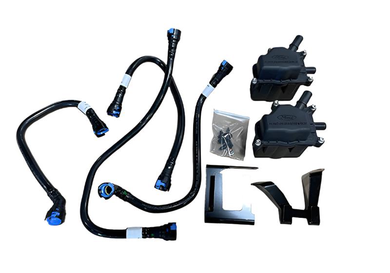 FRPM-6766-A23D-Ford Racing 2024 Mustang 2.3L EcoBoost Air Oil Separator Kit-Oil Separators-Ford Racing