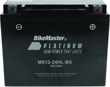 Load image into Gallery viewer, BKM780765-BikeMaster AGM Battery - MS12-24HL-BS-Batteries-Bike Master