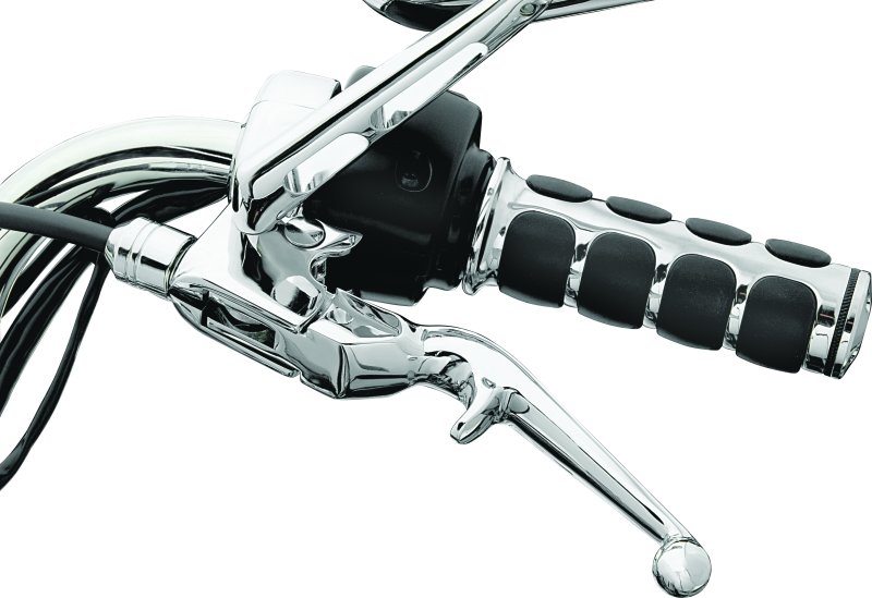 KUR1056-Kuryakyn Trigger Levers 08-13 Touring Cable Chrome-Levers-Kuryakyn