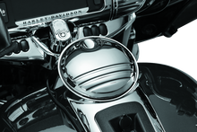 Load image into Gallery viewer, KUR6968-Kuryakyn Tri-Line Fuel Door Chrome-Fuel Caps-Kuryakyn