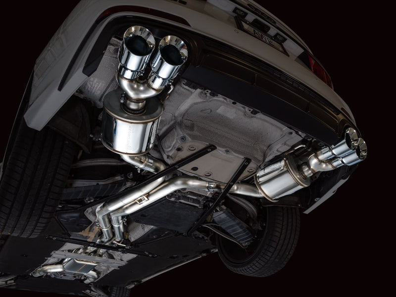 AWE3015-42103-AWE Tuning 19-23 Audi C8 S6/S7 2.9T V6 AWD Touring Edition Exhaust - Chrome Silver Tips-Catback-AWE Tuning