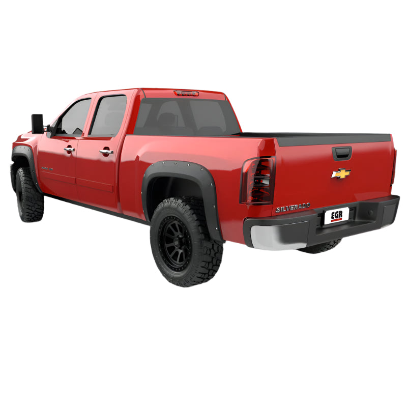 EGR 07-13 Chevrolet Silverado 1500 Bolt Style Fender Flare - Set of 4 - Black Ops Auto Works