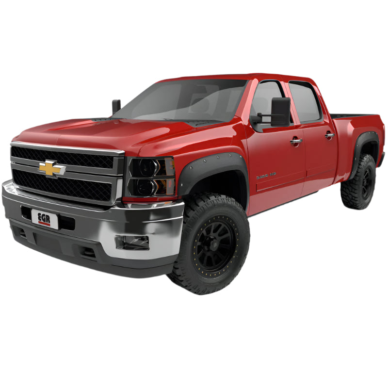 EGR 07-13 Chevrolet Silverado 1500 Bolt Style Fender Flare - Set of 4 - Black Ops Auto Works