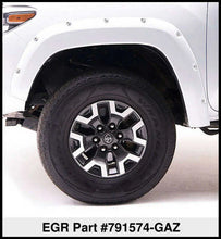 Load image into Gallery viewer, EGR 14+ Chev Silverado 6-8ft Bed Bolt-On Look Color Match Fender Flares - Set - Summit White - Black Ops Auto Works