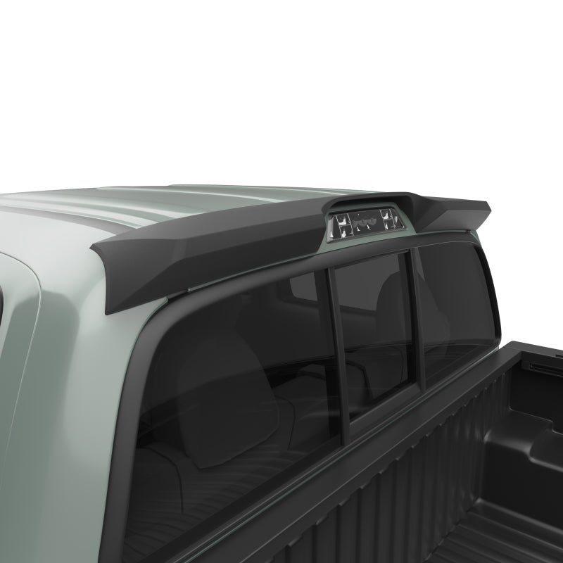 EGR 16-17 Toyota Tacoma Matte Black Truck Cab Spoiler (985089) - Black Ops Auto Works