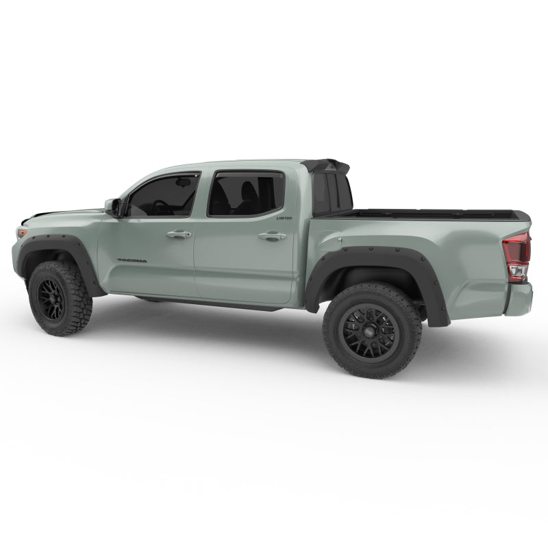 EGR 16-17 Toyota Tacoma Matte Black Truck Cab Spoiler (985089) - Black Ops Auto Works