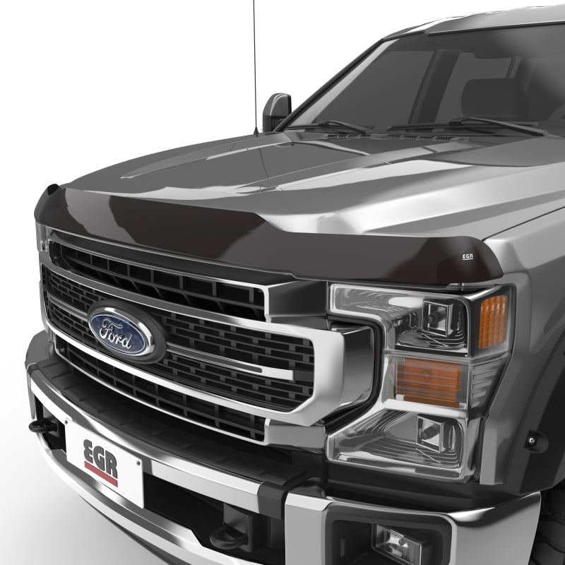 EGR 17+ Ford F-250/F-350 Superguard Hood Shield - Smoke Finish - Black Ops Auto Works