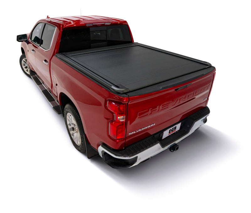 EGR 19-23 Chevrolet Silverado RollTrac Electric Retractable Bed Cover - Black Ops Auto Works