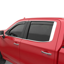 Load image into Gallery viewer, EGR 2019 Chevy 1500 Crew Cab In-Channel Window Visors - Dark Smoke - Black Ops Auto Works