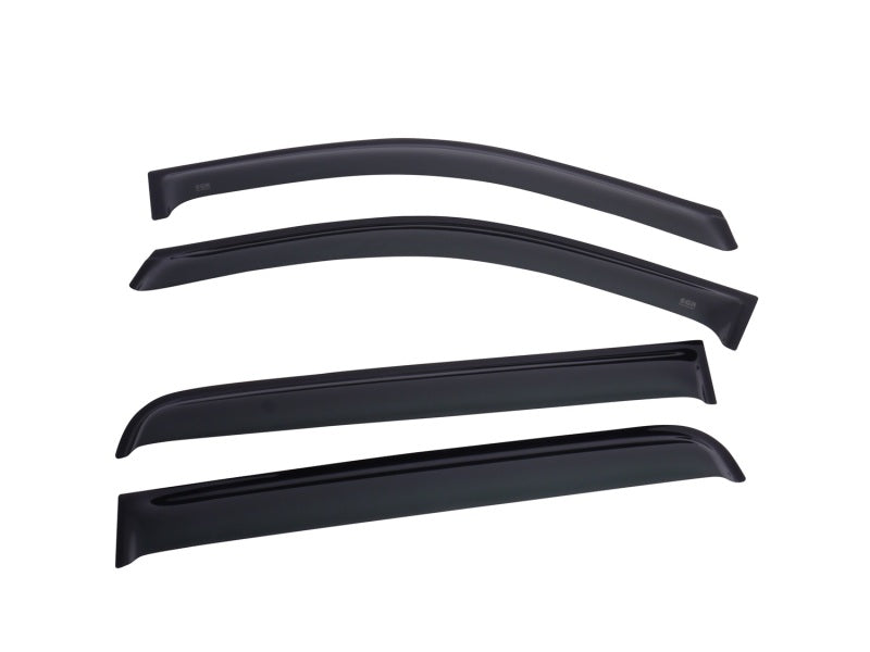 EGR 2019 Chevy 1500 Crew Cab Tape-On Window Visors - Set of 4 Dark Smoke - Black Ops Auto Works