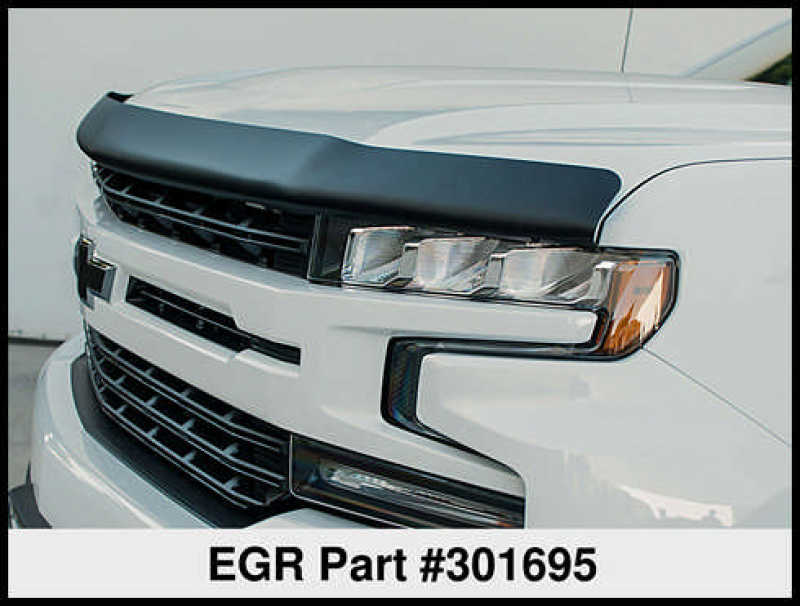 EGR 2019 Chevy 1500 Super Guard Hood Guard - Matte - Black Ops Auto Works
