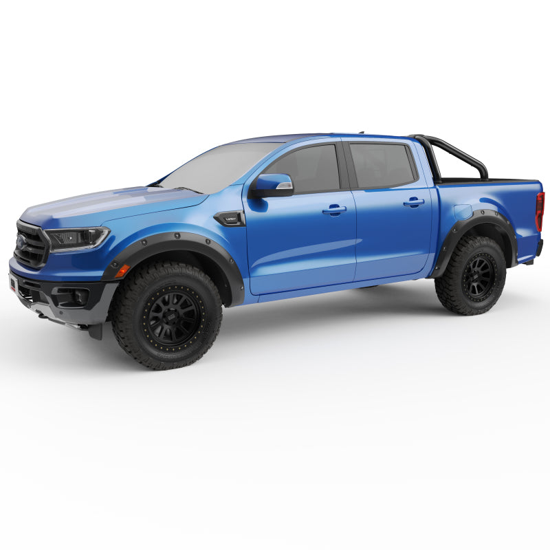 EGR 2019+ Ford Ranger Black Powder Coat S-Series Sports Bar (w/o Side Plates) - Black Ops Auto Works
