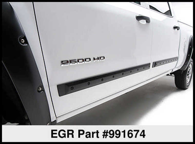 EGR Crew Cab Front 41.5in Rear 38in Bolt-On Look Body Side Moldings (991674) - Black Ops Auto Works