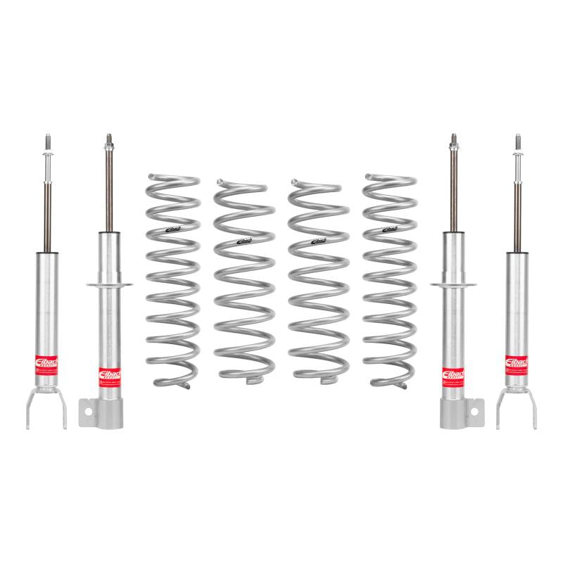 Eibach Pro-Truck lift kit full set: struts and coil springs, four-corner view