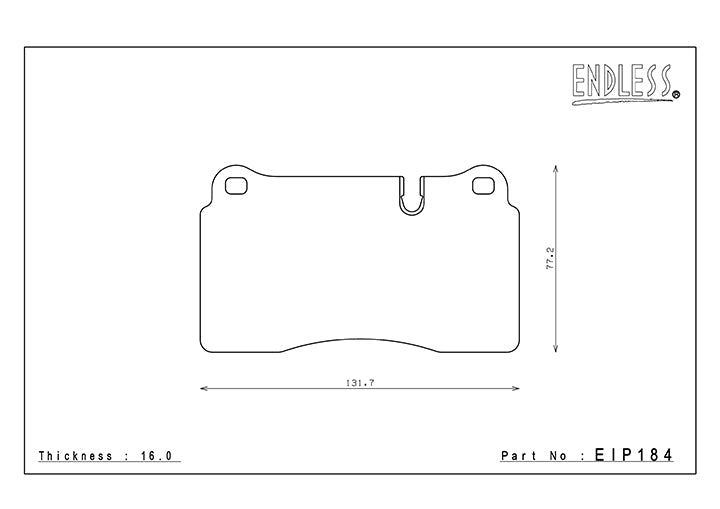 Endless Brake Pads EIP184 - Black Ops Auto Works