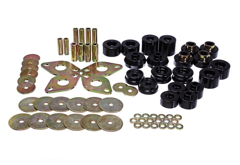 Energy Suspension 00-02 Toyota 4-Runner 2WD/4WD Black Body Mount Bushing Set - Black Ops Auto Works