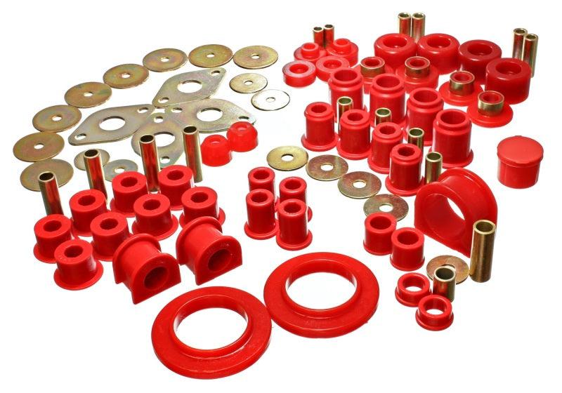 Energy Suspension 01-04 Toyota Tacoma Red Hyper-Flex Master Bushing Set - Black Ops Auto Works