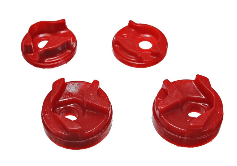 Energy Suspension 02-03 Nissan Sentra/200SX Red Motor Mount Insert Set (w/ Spec V 2.5L engine manua - Black Ops Auto Works